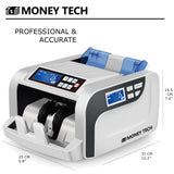 Money Tech Professional Polymer & Paper Multi-Currency Bill Counter