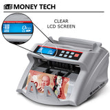 Money Tech Compact Polymer & Paper Multi-Currency Bill Counter