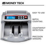 Money Tech Compact Polymer & Paper Multi-Currency Bill Counter